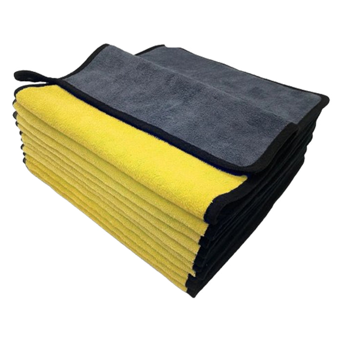 Vibe Geeks 3/5/10Pcs Ultra-Soft Dual Layer Microfiber Towels For Car Washing And Household