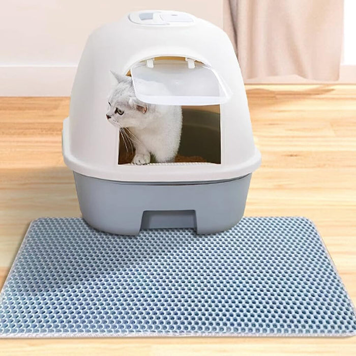 Vibe Geeks Waterproof Double Layer Cat Litter Mat Non-Slip Scratch Pad