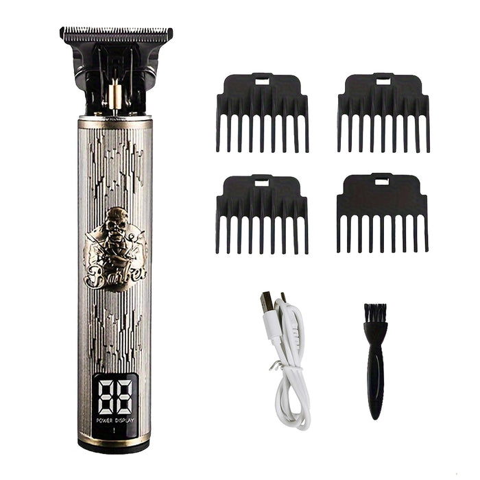 Vibe Geeks T9 Wireless Hair Trimmer With Digital Display For Professional Haircuts