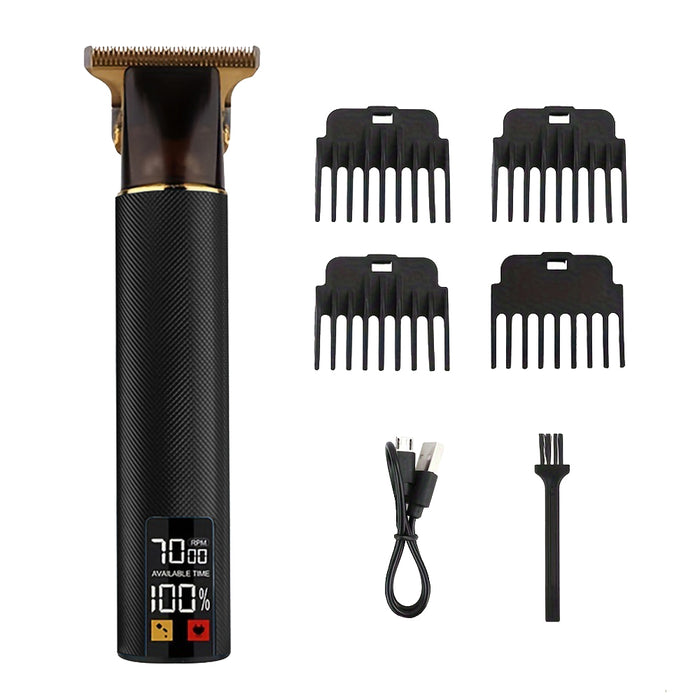 Vibe Geeks T9 Wireless Hair Trimmer With Digital Display For Professional Haircuts