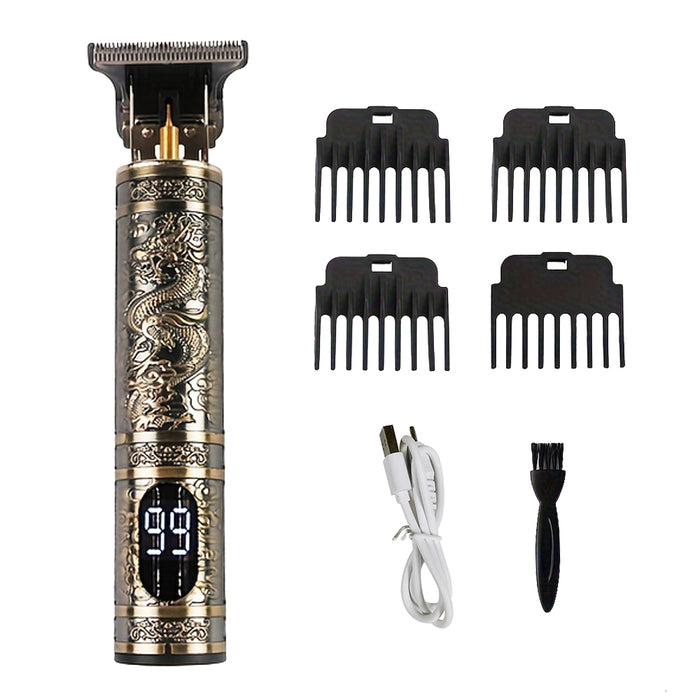 Vibe Geeks T9 Wireless Hair Trimmer With Digital Display For Professional Haircuts