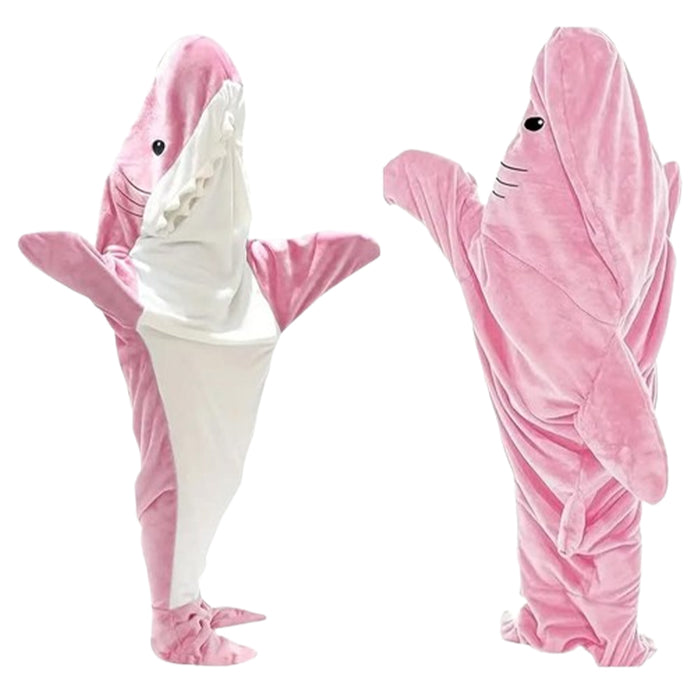 Vibe Geeks Funny Homewear Shark Onesie Sleeping Bag Winter Warm Blanket