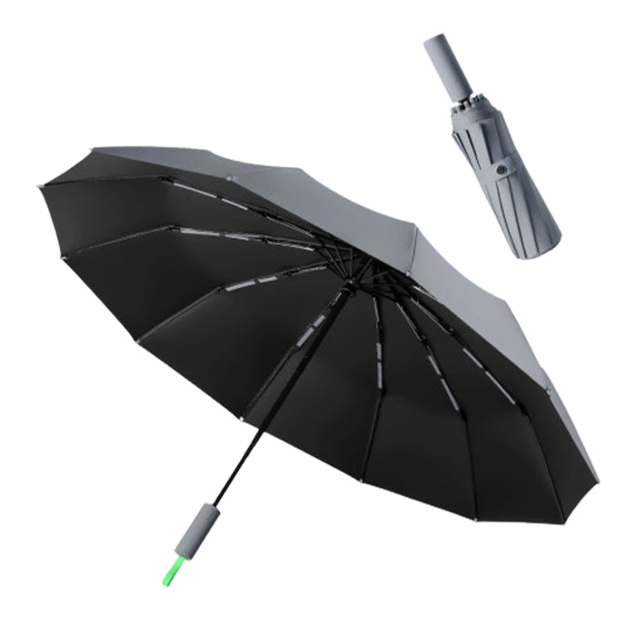 Vibe Geeks 72 Bone Sunshade Uv Protection Reverse Automatic Folding Umbrella