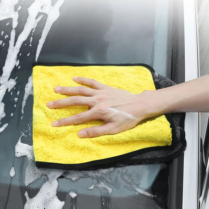 Vibe Geeks 3/5/10Pcs Ultra-Soft Dual Layer Microfiber Towels For Car Washing And Household