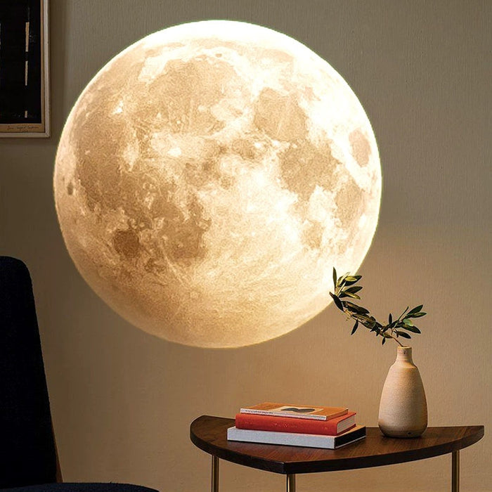 Vibe Geeks Usb-Rechargeable Led Moon Projector For Bedroom Décor & Birthday Gift