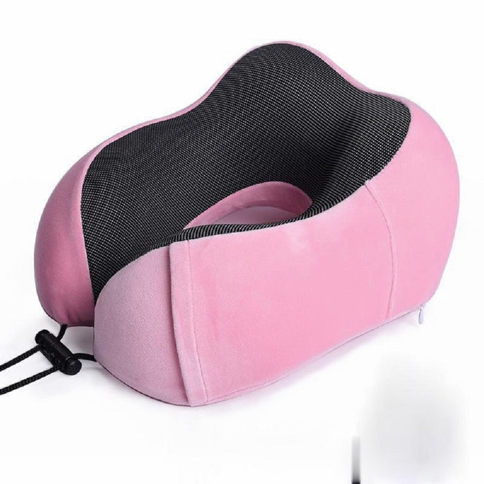 Vibe Geeks Travel Comfort U-Shaped Memory Foam Neck Pillow