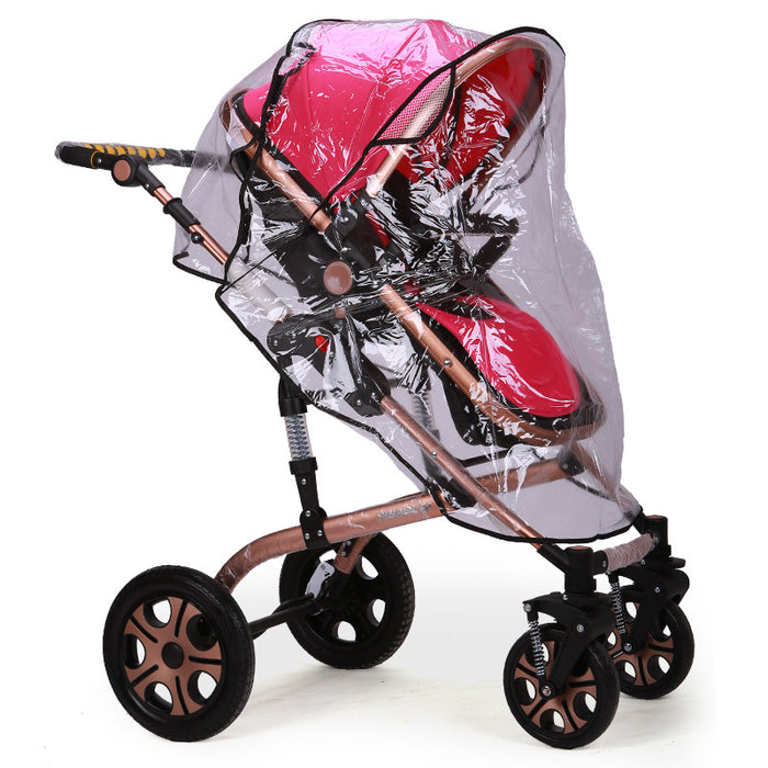 Vibe Geeks Universal Transparent Stroller Rain Cover