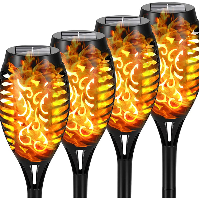 Vibe Geeks Solar Flame Light Outdoor