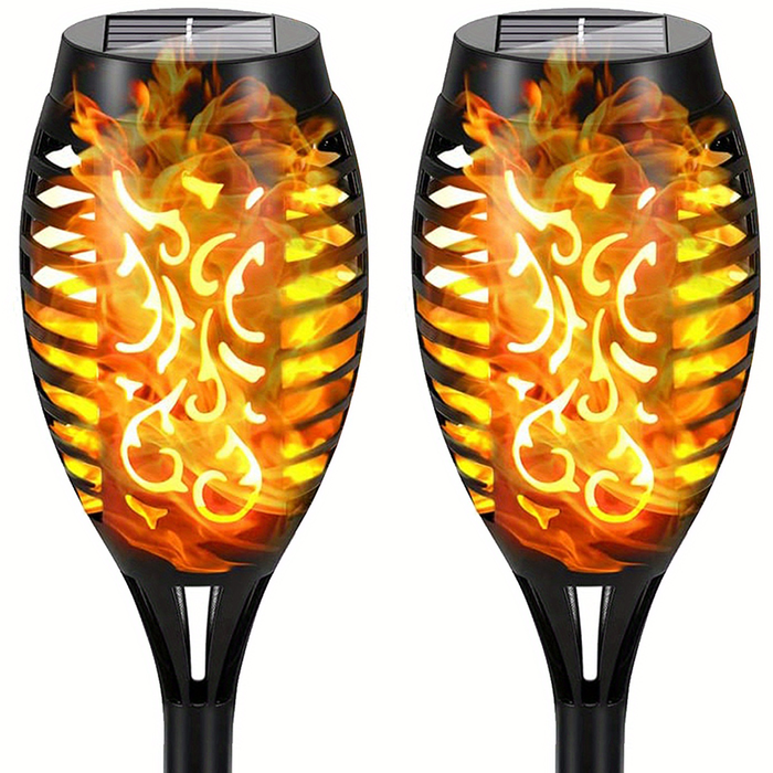 Vibe Geeks Solar Flame Light Outdoor