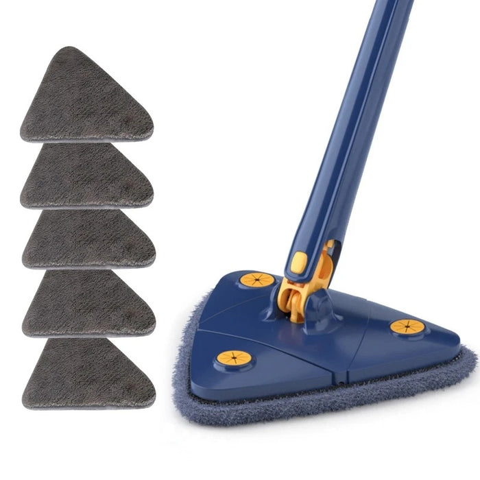 Vibe Geeks Telescopic 360° Triangle Ceiling Cleaning Mop