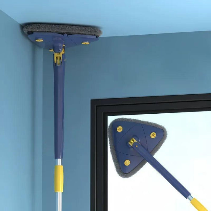 Vibe Geeks Telescopic 360° Triangle Ceiling Cleaning Mop