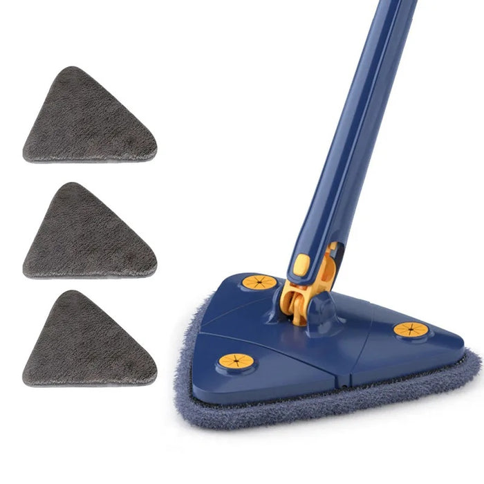 Vibe Geeks Telescopic 360° Triangle Ceiling Cleaning Mop