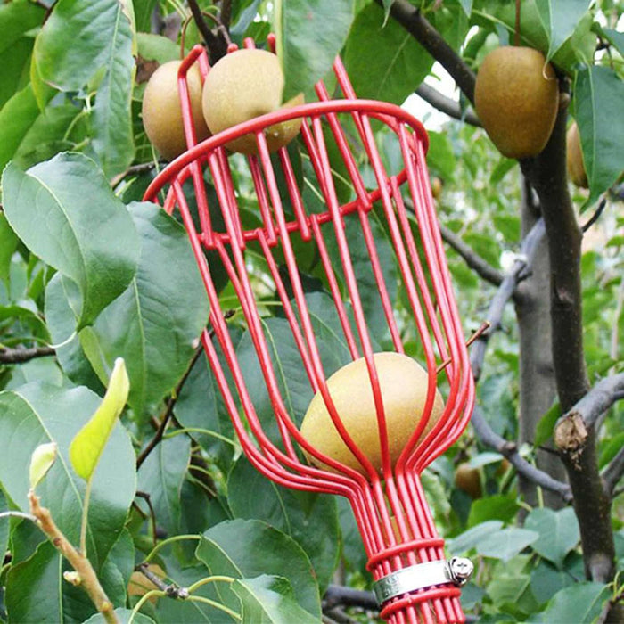 Vibe Geeks Easy-Pick Fruit Harvester Tool For Orchard And Garden