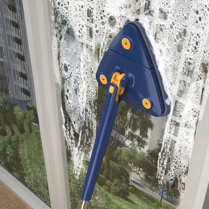 Vibe Geeks Telescopic 360° Triangle Ceiling Cleaning Mop