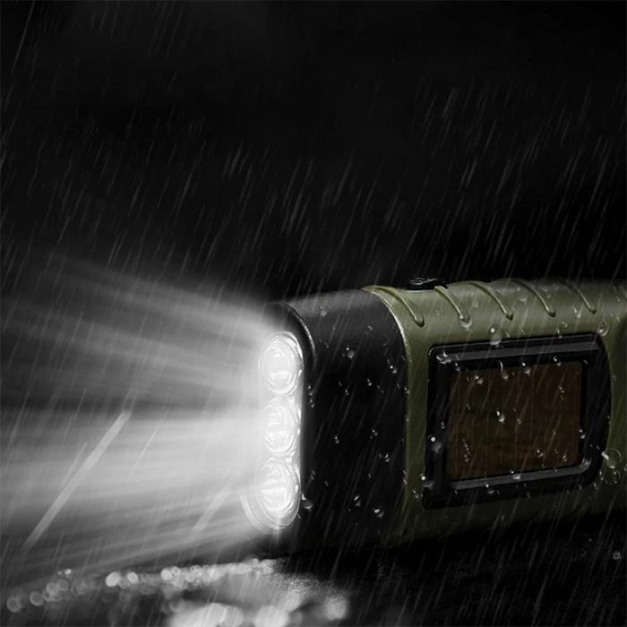 Vibe Geeks Rechargeable & Self-Powered Torch For Outdoor Activities