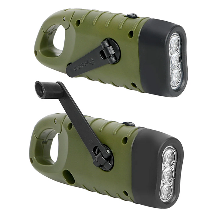 Vibe Geeks Rechargeable & Self-Powered Torch For Outdoor Activities