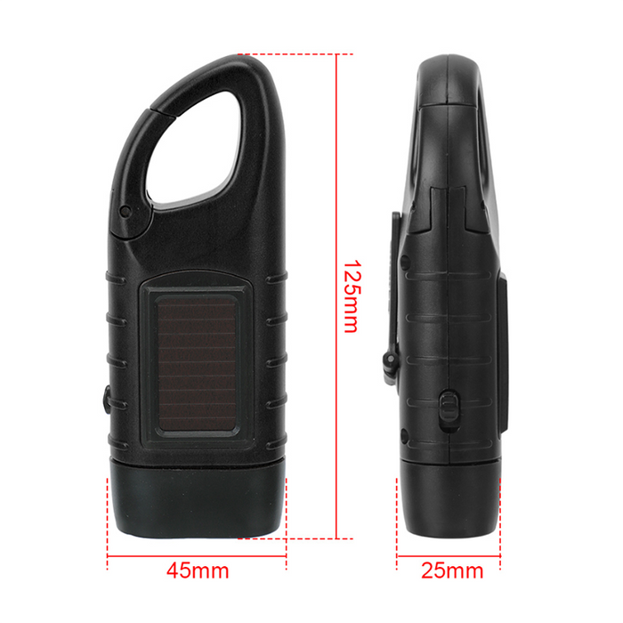 Vibe Geeks Rechargeable & Self-Powered Torch For Outdoor Activities