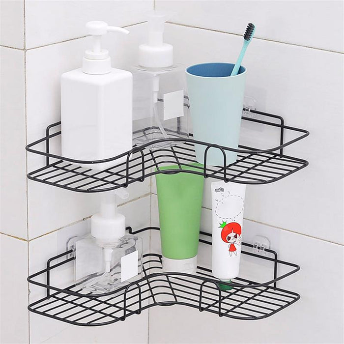 Vibe Geeks Iron Triangle Rack For Kitchen Bathroom Storage Rack