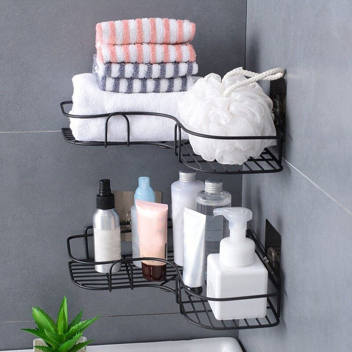 Vibe Geeks Iron Triangle Rack For Kitchen Bathroom Storage Rack