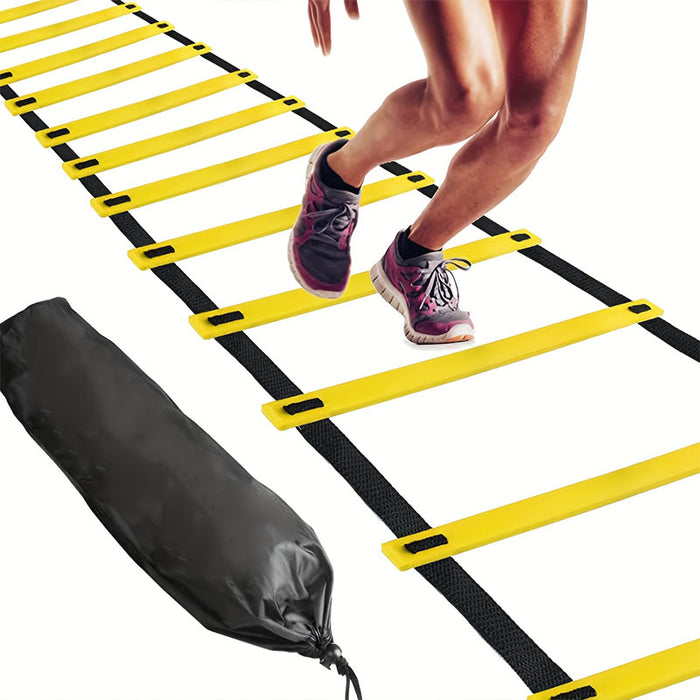 Vibe Geeks Nylon Agility Ladders For Speed And Flexibility Training