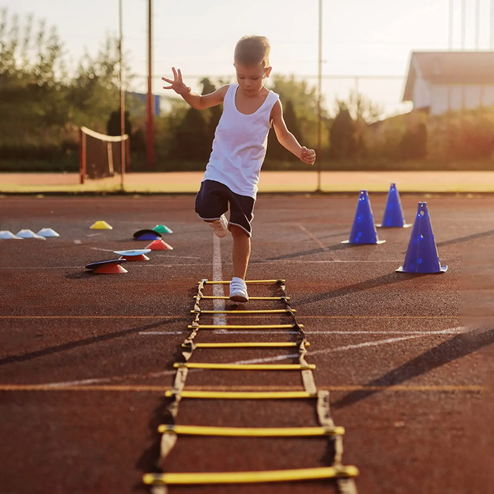 Vibe Geeks Nylon Agility Ladders For Speed And Flexibility Training