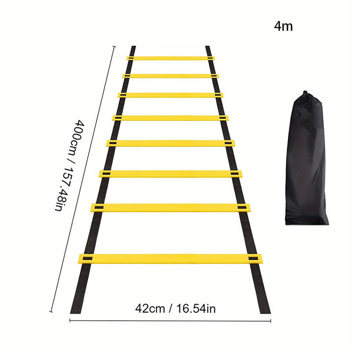 Vibe Geeks Nylon Agility Ladders For Speed And Flexibility Training