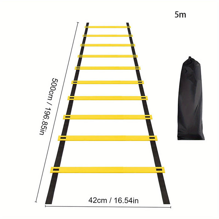 Vibe Geeks Nylon Agility Ladders For Speed And Flexibility Training