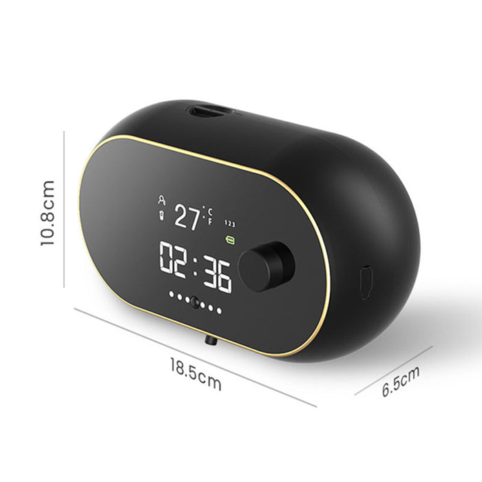 Vibe Geeks Human Body Induction Smart Liquid Foam Soap Dispenser With Time & Temperature Display