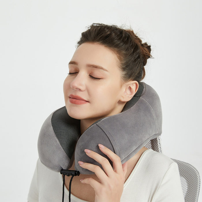 Vibe Geeks Travel Comfort U-Shaped Memory Foam Neck Pillow