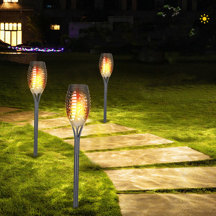 Vibe Geeks Solar Flame Light Outdoor