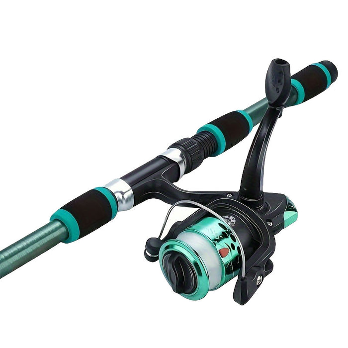 Vibe Geeks Complete Fishing Travel Pole Kit