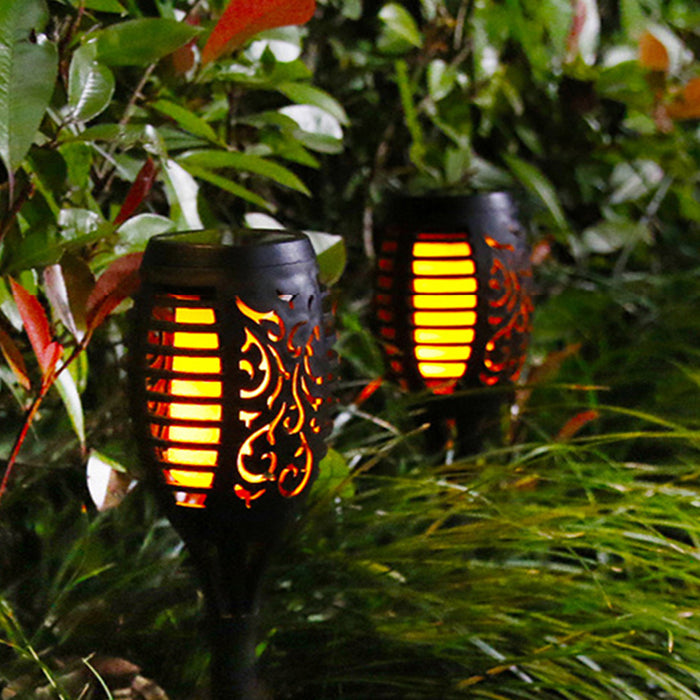 Vibe Geeks Solar Flame Light Outdoor