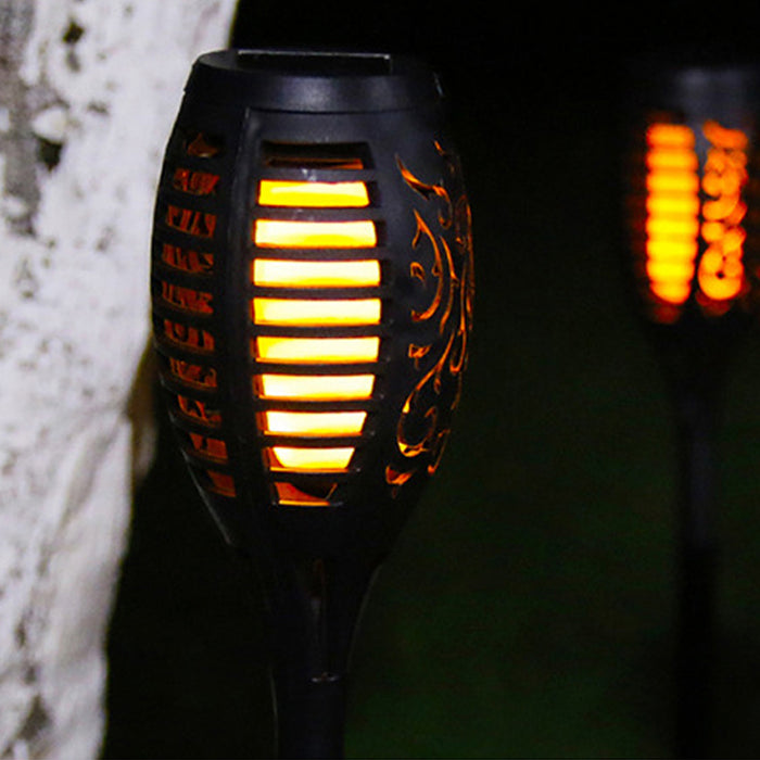 Vibe Geeks Solar Flame Light Outdoor