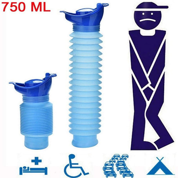 Vibe Geeks Portable Reusable Shrink Camping Toilet Emergency Urinal