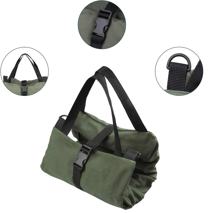 Vibe Geeks Multi-Purpose Canvas Roll Up Tool Bag