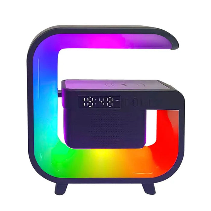 Vibe Geeks Multifunction Bluetooth Night Light Wireless Fast Charging Station