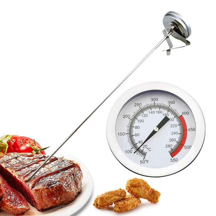 Vibe Geeks Instant Read Stainless Steel Probe Thermometer