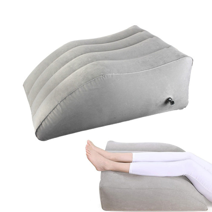 Vibe Geeks Portable Inflatable Wedge Pillow Knee Cushion For Travel