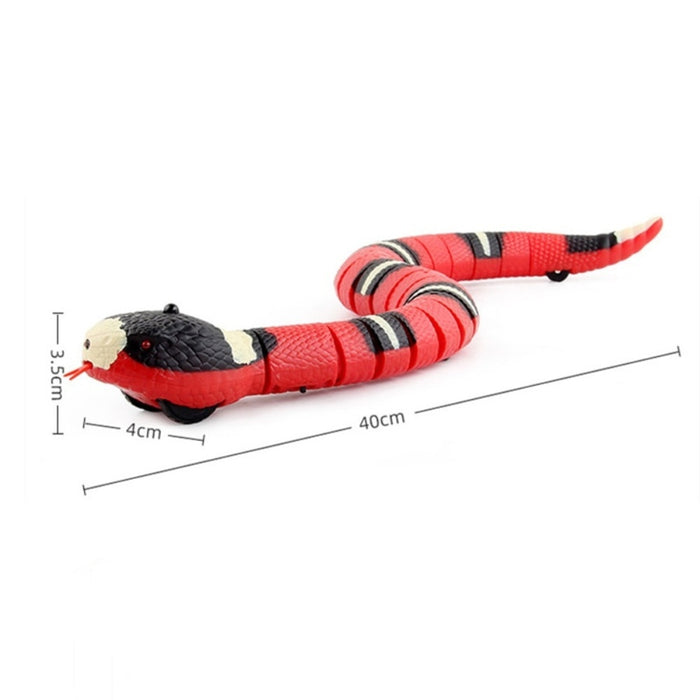 Vibe Geeks Smart Sensing Cat Toys Interactive Automatic Electronic Snake