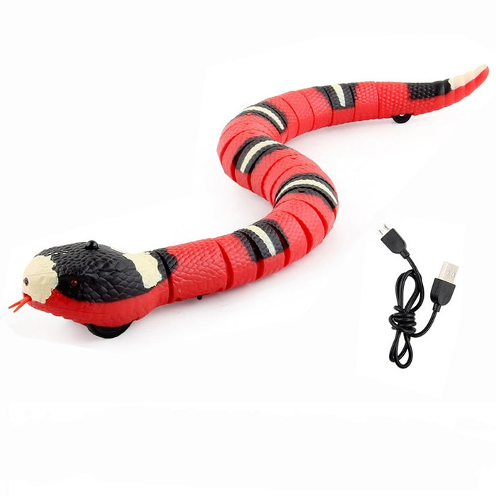 Vibe Geeks Smart Sensing Cat Toys Interactive Automatic Electronic Snake