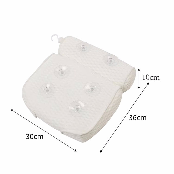 Vibe Geeks Non-Slip Suction Cups Air Mesh Bath Pillow For Bathtub