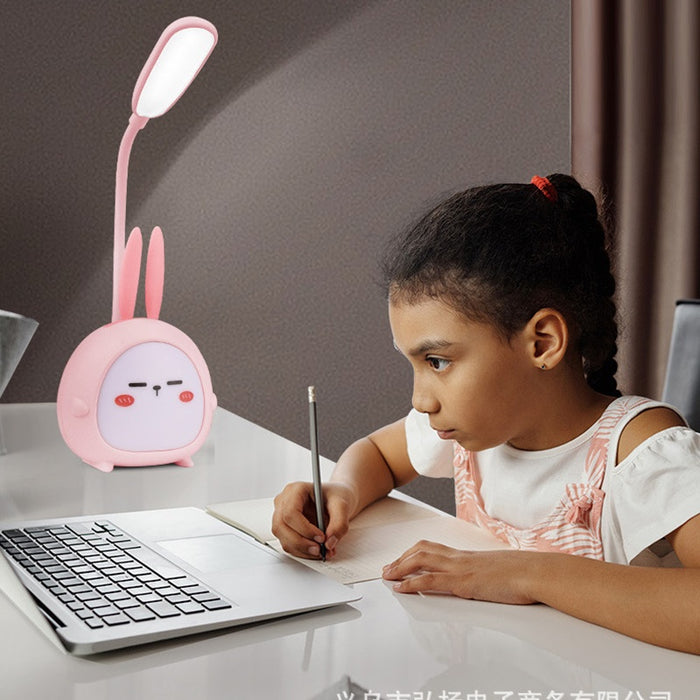 Vibe Geeks Eye Protective Cartoon Led Desk Night Lamp - Usb Rechargeable