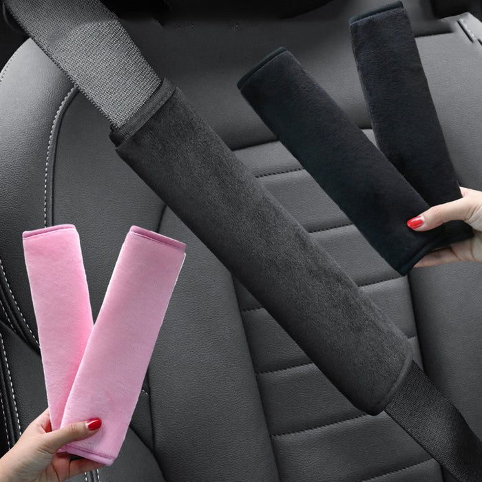 Vibe Geeks 2Pcs Universal Car Safety Belt Cover Shoulder Protector