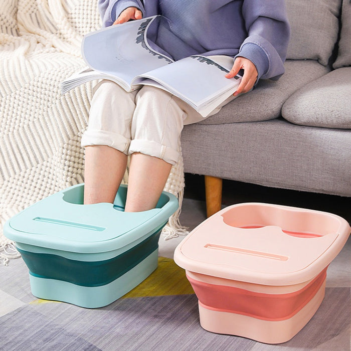 Vibe Geeks Foldable Footbath Massage Bucket For Household