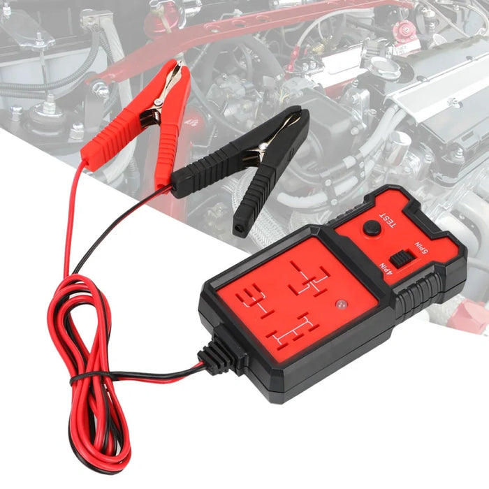 Vibe Geeks Universal 12V Electronic Automotive Relay Tester For Car