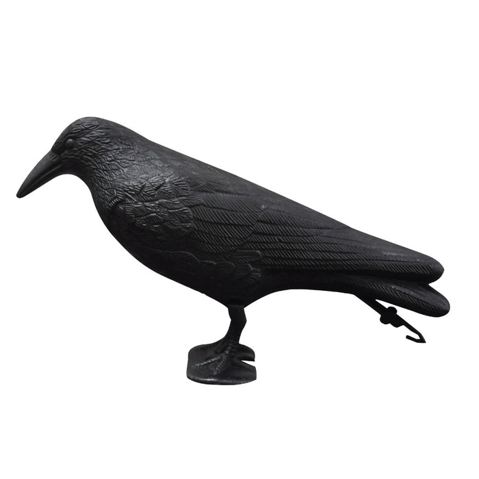 Vibe Geeks Simulation Black Crow Raven Pigeon Repellent