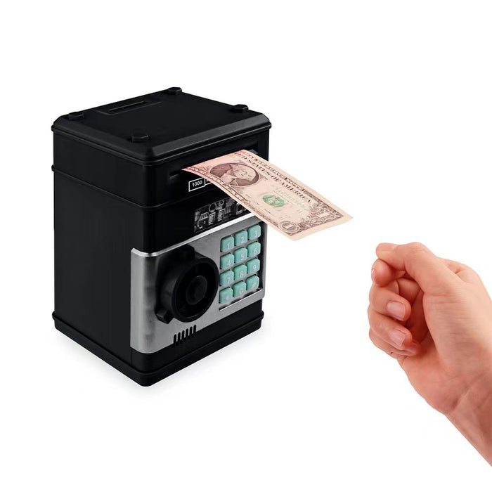 Vibe Geeks Electronic Piggy Bank Mini Safe Coins Cash Password Counter