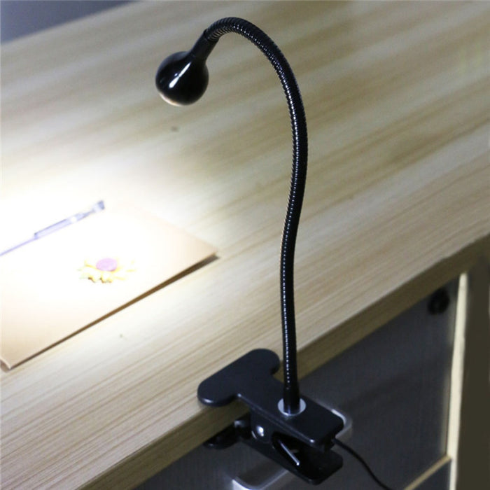 Vibe Geeks Flexible Usb Power Reading Book Light With Holder Clip