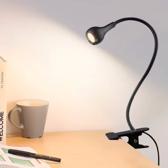 Vibe Geeks Flexible Usb Power Reading Book Light With Holder Clip