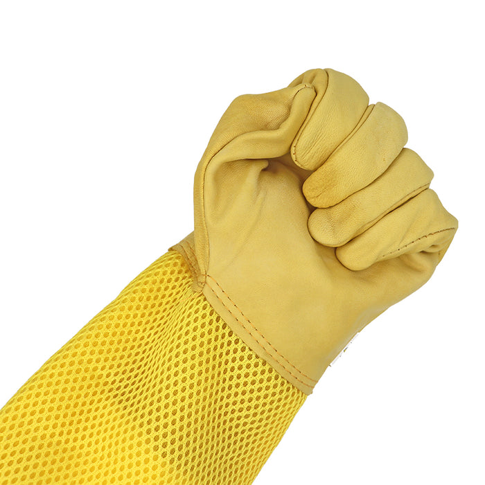 Vibe Geeks Anti-Bee Apiculture Gloves With Ventilated Sleeves